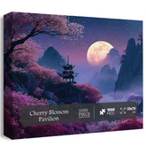 Cherry Blossom Pavilion Jigsaw Puzzle 1000 Pieces
